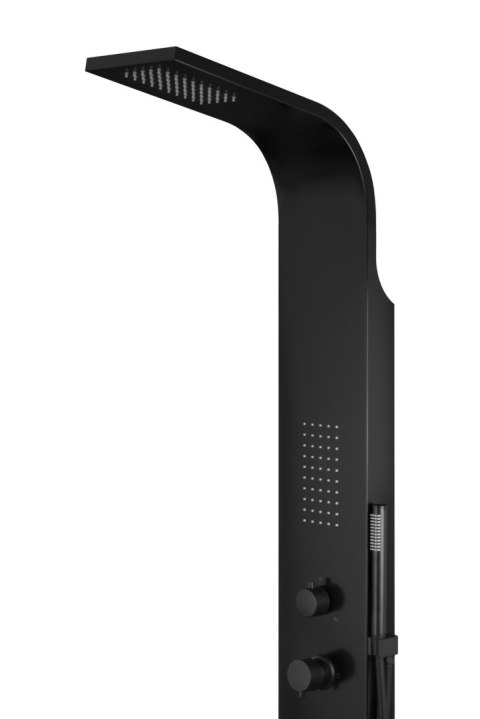 Panel prysznicowy Corsan FESTO Mieszacz Czarna stal