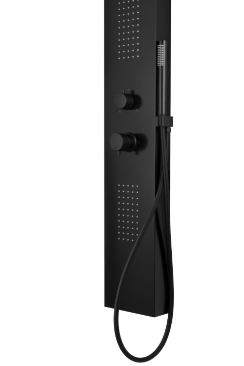 Panel prysznicowy Corsan FESTO Mieszacz Czarna stal