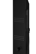 Panel prysznicowy Corsan LED KASKADA Mieszacz Czarny Deszczownica LED