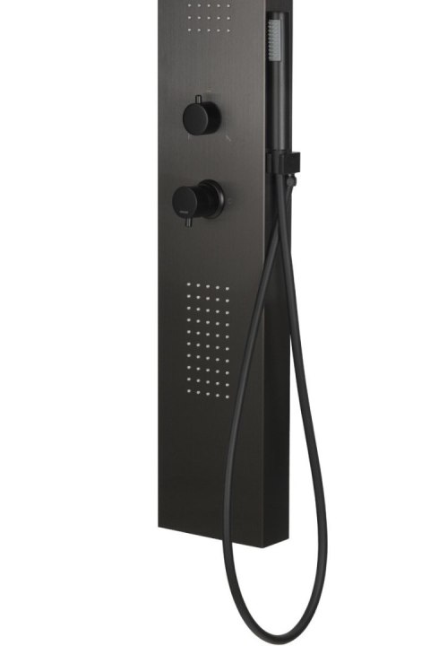 Panel prysznicowy Corsan TUGELA Mieszacz Czarna stal