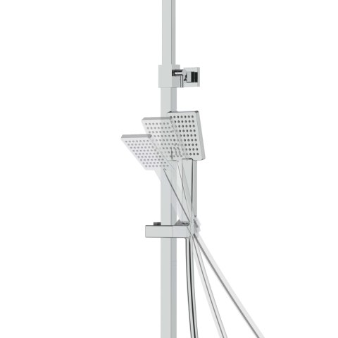 Zestaw natryskowy z termostatem Kolumna Corsan ANGO Deszczownica 25cm Chrom