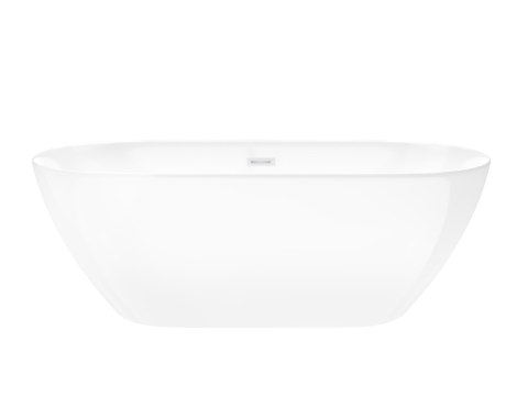 Wanna wolnostojąca Corsan OLVENA 170 x 75 cm Korek klik-klak Biały