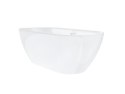 Wanna wolnostojąca Corsan OLVENA 170 x 75 cm Korek klik-klak Biały