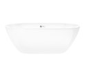 Wanna wolnostojąca Corsan OLVENA 170 x 75 cm Korek klik-klak Chrom