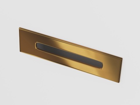 Wanna wolnostojąca Corsan SALINA 160 x 75 cm Korek klik-klak Miedziany / Różowe Złoto