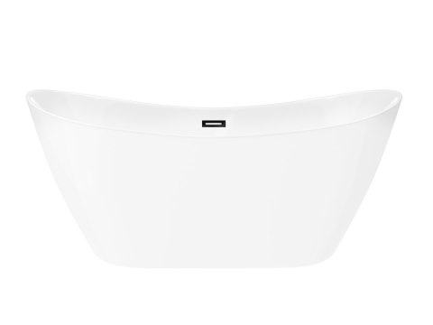 Wanna wolnostojąca Corsan NAUTI 160 x 72 cm Korek klik-klak Czarny