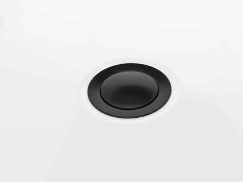 Wanna wolnostojąca Corsan NAUTI 160 x 72 cm Korek klik-klak Czarny