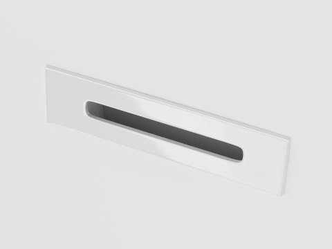Wanna przyścienna wolnostojąca Corsan MONO 160 x 75 cm Korek klik-klak Biały
