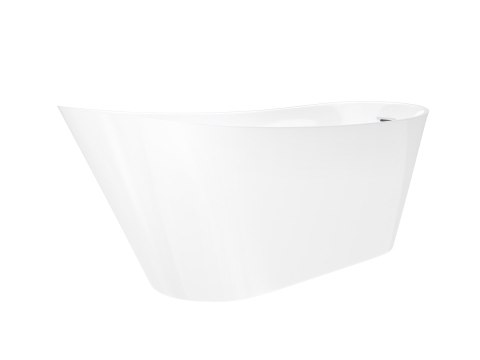 Wanna wolnostojąca Corsan ESTELLA 170 x 74 cm Korek klik-klak Biały
