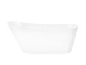 Wanna wolnostojąca Corsan ESTELLA 170 x 74 cm Korek klik-klak Chrom