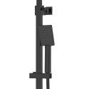 Zestaw natryskowy Kolumna prysznicowa Corsan ANGO Deszczownica 25cm Czarna