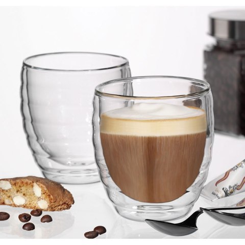 2 szklanki do cappuccino o podwójnych ściankach 0,2 L KELA śred. 8 x 8,5 cm