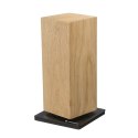 Blok na noże magnetyczny ZASSENHAUS obrotowy drewno dębowe 13 x 13 x 25,5 cm