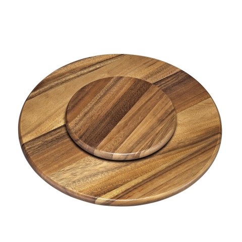 Obrotowa deska do serwowania lazy susan SPRING drewno akacji śred. 40,5 cm