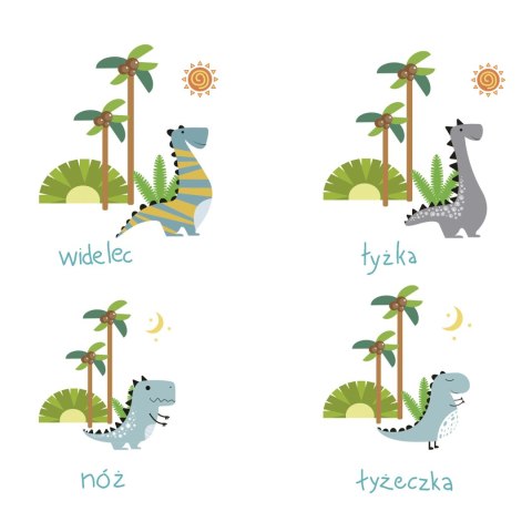 Sztućce dla dzieci, 4 el.