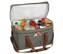 Torba termiczna piknikowa CILIO 46 x 23 x 26 CM 25 L jasny szary