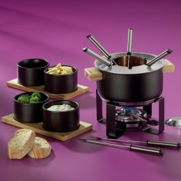 Zestaw do fondue dla 6 osób KELA 16 elementów 1,6 L śred. 18 x 19 cm