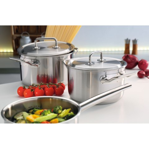 Zestaw garnków, 4 el., stal nierdzewna 18/0