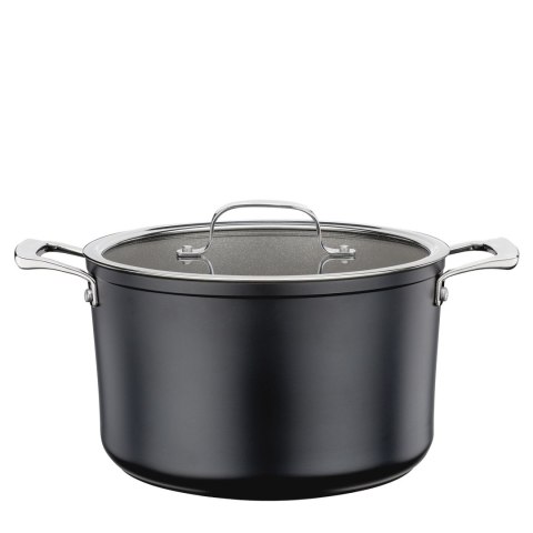 Zestaw garnków z powłoką nieprzywierającą, 4 el., 3 garnki + patelnia śred. 28 cm