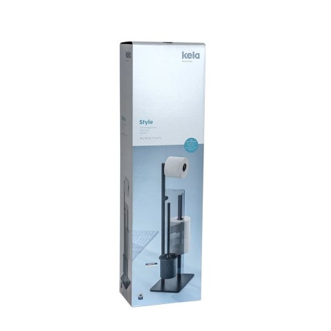 Zestaw toaletowy KELA 71 cm czarny