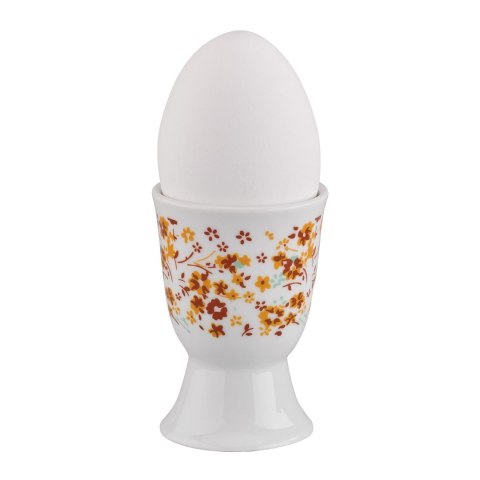 Kieliszek na jajko CILIO porcelana śred. 5 x 7 cm żółte kwiaty