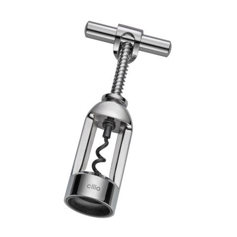 Korkociąg CILIO chromowany metal 14 cm