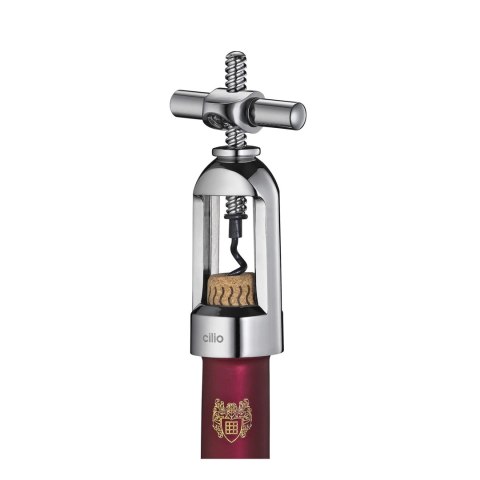 Korkociąg CILIO chromowany metal 14 cm
