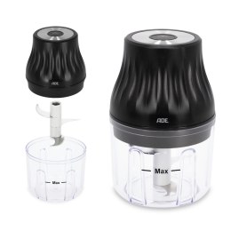 Mini siekacz elektryczny ładowany przez USB 0,15 L ADE śred. 9 x 13,5 cm czarny