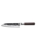 Nóż santoku ZASSENHAUS japońska stal drewno wenge 18 cm