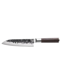 Nóż santoku ZASSENHAUS japońska stal drewno wenge 18 cm