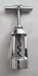 Korkociąg CILIO chromowany metal 14 cm