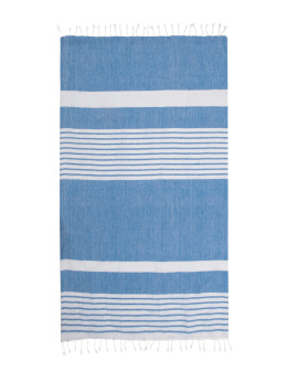 Kocyk piknikowy ręcznik plażowy 145 x 250 cm bawełna organiczna