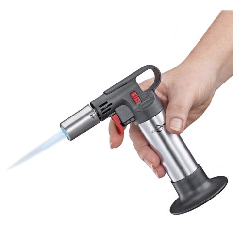 Zestaw do creme brulee, 7 el., palnik + 6 porcelanowych miseczek