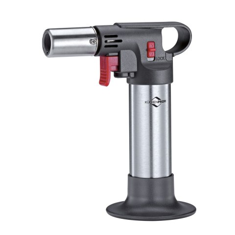 Zestaw do creme brulee, 7 el., palnik + 6 porcelanowych miseczek