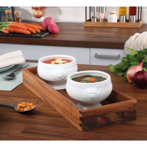 Bulionówka 0,45 L KUCHENPROFI porcelana śred. 11 x 8,5 cm biała