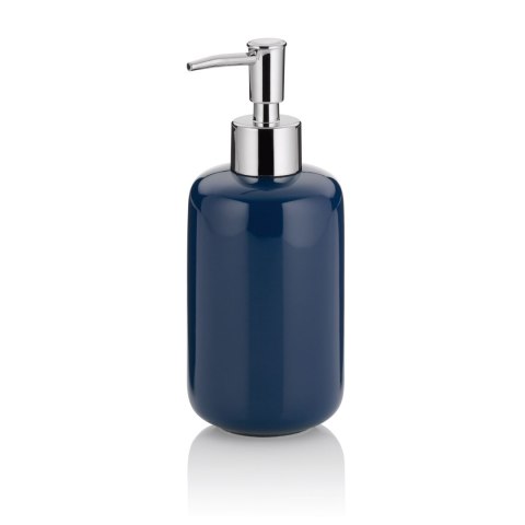 Ceramiczny dozownik do mydła w płynie KELA 400 ML śred. 7,5 cm wys. 18 cm granatowy