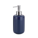 Ceramiczny dozownik do mydła w płynie KELA 400 ML śred. 7,5 cm wys. 18 cm granatowy