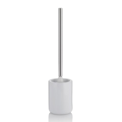 Ceramiczny zestaw do WC, śred. 10,5 cm, wys. 46 cm, biały
