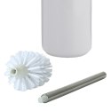 Ceramiczny zestaw do WC, śred. 10,5 cm, wys. 46 cm, biały