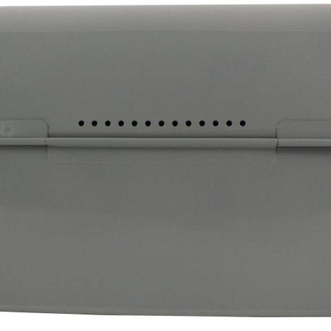 Chlebak metalowy, 44x21,5 cm, szary