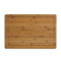 Deska do krojenia, bambus, 45,5x30,5 cm, ciemna
