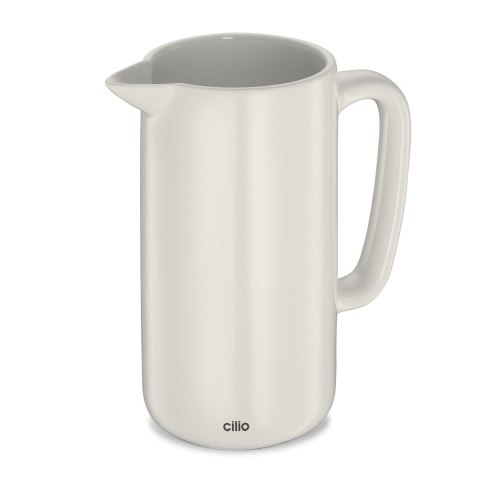 Kafeteria tłokowa, porcelana, 1,0 l (8 filiżanek), śred. 10 x 23 cm, biała