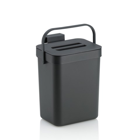 Kosz na odpady organiczne, tworzywo sztuczne, 2,3 l, 15,5 x 12 x 20,5 cm