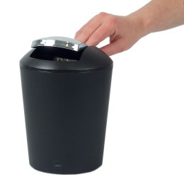 Kosz na śmieci łazienkowy 1,7 L czarny KELA