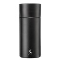 Kubek termiczny, jednoręczny, stalowy, 0,3 l, czarny
