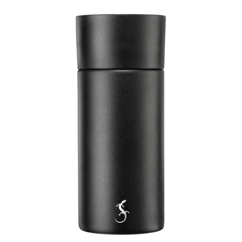 Kubek termiczny, jednoręczny, stalowy, 0,3 l, czarny