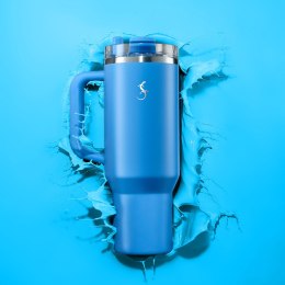 Kubek termiczny, stal nierdzewna, 1,2 l, niebieski