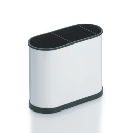 Ociekacz na sztućce, 22x18x10 cm, biały