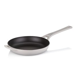 Patelnia, żeliwo emaliowane, śred. 28 cm, szara