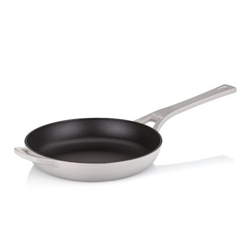 Patelnia, żeliwo emaliowane, śred. 28 cm, szara